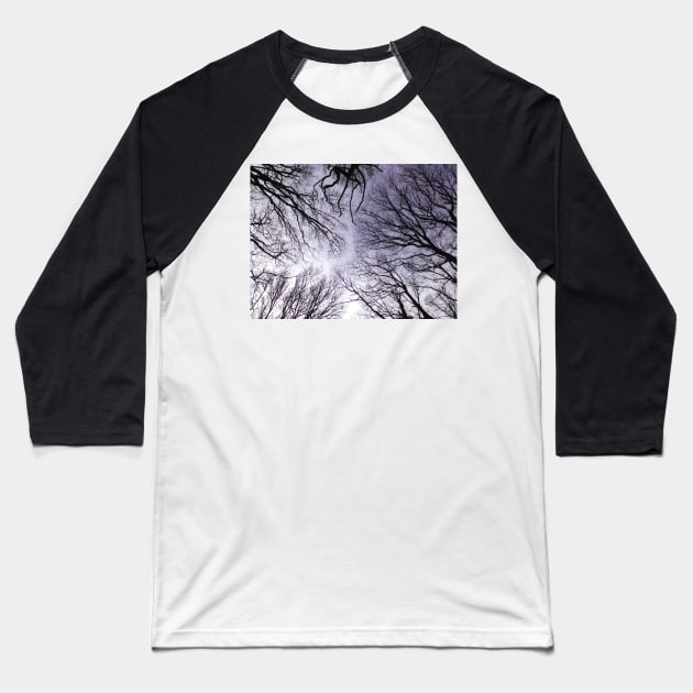 Branch Silhouettes Baseball T-Shirt by pinkal